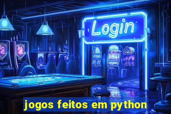 jogos feitos em python